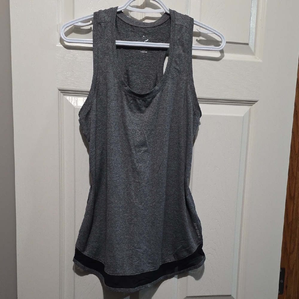 Gray Sleeveless Women's Top